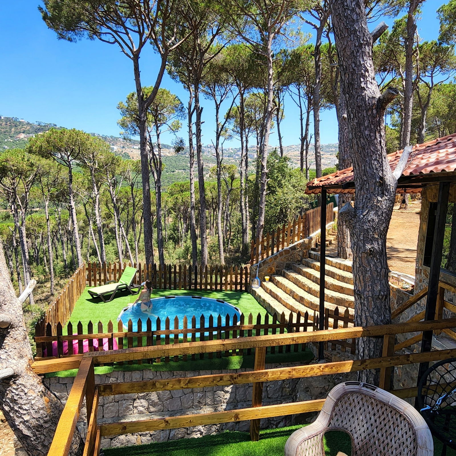 Stone Cabin in a Pine Forest – El Mtein, Matn